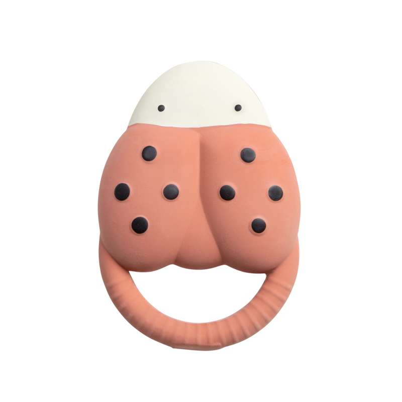 Natural rubber teether, Luca the ladybird