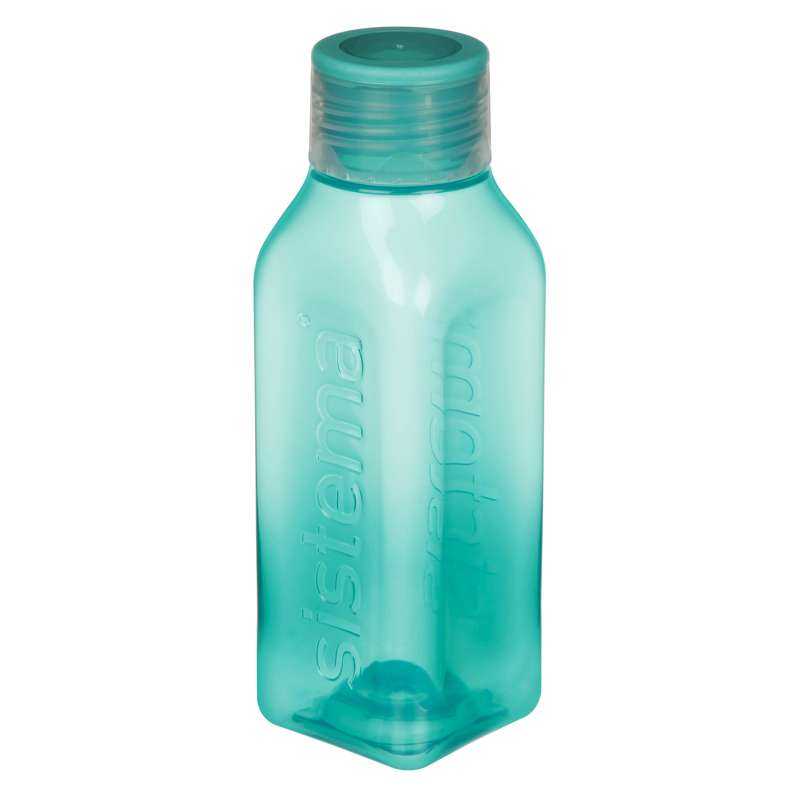 Sistema Water Bottle - Square - 475 ml. - Minty Teal