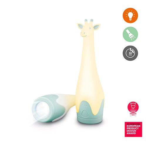 Zazu Nachttischlampe Gina Blau 